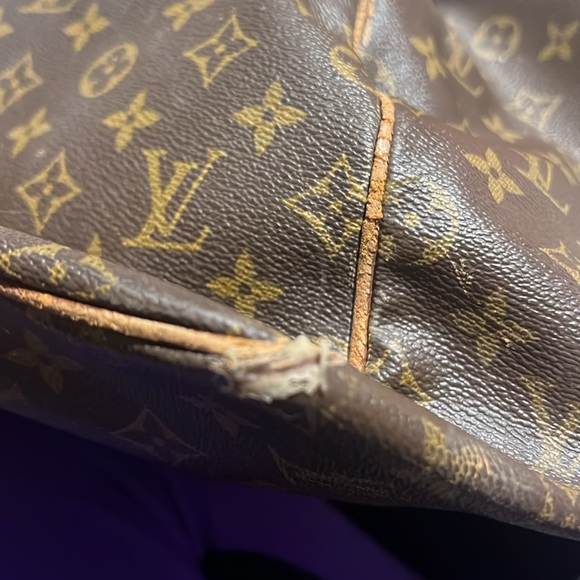 FINAL PRICE Authentic Louis Vuitton Keepall Canvas Leather Parts Rehab Damaged - Picture 15 of 17